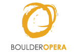 The circular logo of the comapny putting on the Accessible things to do in Colorado on Valentines day; "Opera Amore: Valentine's Day Concert