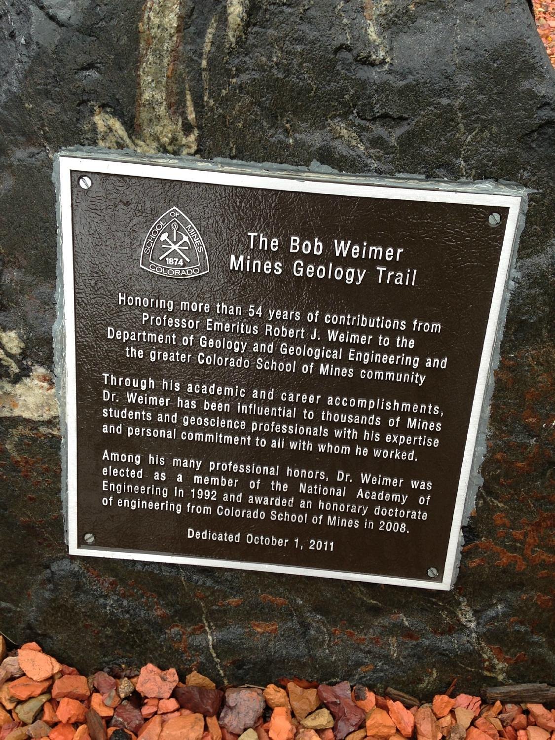 Bob Weimer Mines Geology Trail