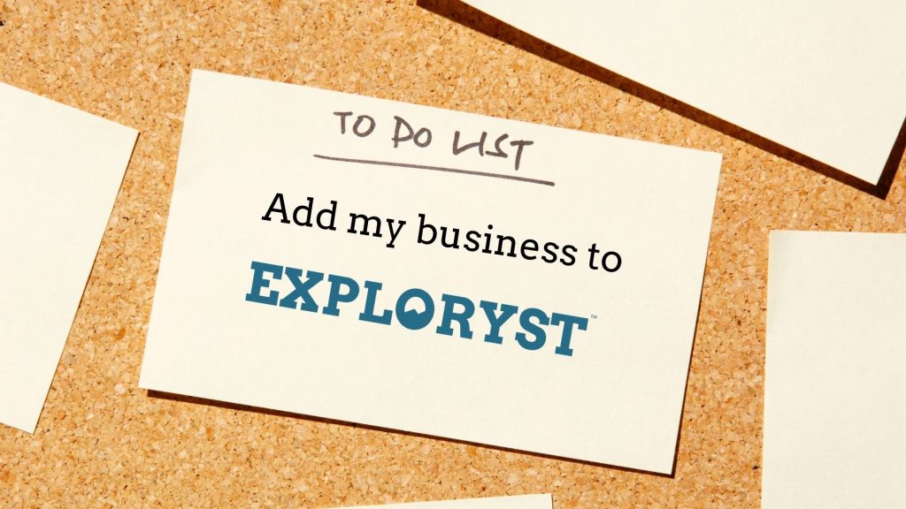 To Do List: Add my business to Exploryst